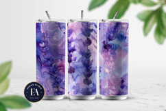 Lavender Alcohol Ink Seamless |Emerald Texture Digital Paper Product Image 2