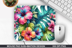 Flowers Mouse Pad Sublimation, Spring Mouse Pad PNG Design Product Image 1