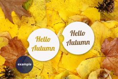 Fall 2 car coasters mockup, Autumn Sandstone Car Coasters Product Image 3