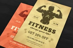 Fitness & Gym Sports Flyer Template Product Image 1