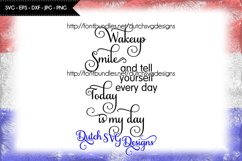 Text cutting file My Day, smile svg, my day svg Product Image 1