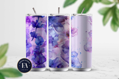 Lavender Alcohol Ink Seamless |Emerald Texture Digital Paper Product Image 2