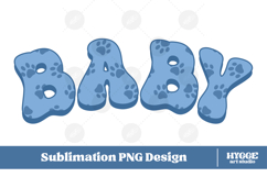 American Baby 4th of July USA Cat Dog Paw DTF Sublimation Product Image 1