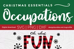 Teacher Christmas svg-a Teacher oh what fun svg for crafters Product Image 3