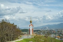 View of the chapel against the background of Nakhodka, Product Image 1