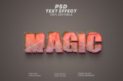 PSD 3d Magic text effect style Product Image 1
