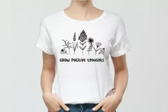 Grow Positive Thoughts SVG, Raising Wildflowers, Wildflowers Product Image 4