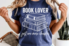 Book Lover PNG Just One More Chapter Reading Product Image 11
