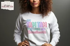 This Tam Tam Loves Her Sweethearts Sublimation Png Product Image 5