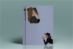 Stylish abstract girls-women in vector - boho clipart Product Image 4