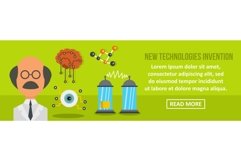 New technologies invention banner horizontal concept Product Image 1