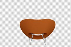 Isometric Arm Chair 3D isolated render Product Image 1