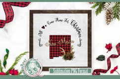 Sublimation | New Mexico Plaid Christmas State Product Image 3