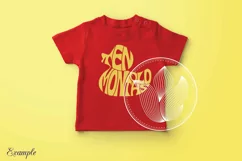 Ten Months Old SVG yellow baby duck lettering design Product Image 3