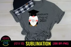Gnome Graduate Class of 2021- Graduation Sublimation Gnome Product Image 2