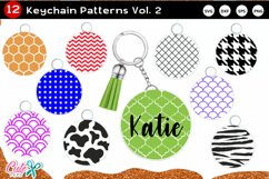 Keychain pattern Vol.2 SVG file for crafter Product Image 1