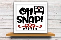 Camera SVG DXF JPEG Silhouette Cameo Cricut Oh snap svg Product Image 2