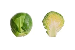 Brussel sprouts isolated. Brassica oleracea. Product Image 1
