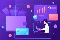 Cryptocurrency - Vector Illustration Product Image 1