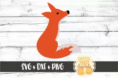 Fox - Woodland Animal SVG PNG DXF Cut Files Product Image 2