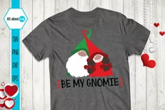 Be My Gnomie Svg, Gnome Svg, Valentine's Day svg Product Image 3