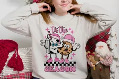 Tis The Season | Milk & Cookies Christmas Sublimation Png Product Image 2