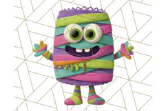 Colorful Halloween Clipart PNG, Cute Kids & Candy Clip Art Product Image 2