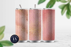 Pink Gold Shimmer Digital Paper, Glitter Texture Product Image 2