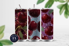 Glitter Coquette Cherry Pattern | Sparkly Glam Texture Paper Product Image 2