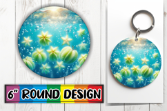 Sweet Round Ornaments PNG Design, 3D Fruits Product Image 1