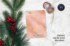 Pink Gold Shimmer Digital Paper, Glitter Texture Product Image 4