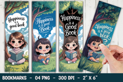 Cute Reader Bookmark Sublimation Product Image 1