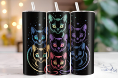 Halloween Cats Tumbler Wrap | Sublimation | Tumblers Product Image 1