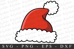 Santa Hat Svg | Christmas svg | Svg cut file Product Image 1