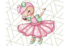 Sock Hop Animal Dance Party PNG Clipart, Cute Retro 1950s Product Image 2