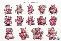 Mothers Day Teddy Bear Clipart Product Image 4