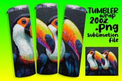 Stylish Birdy Print Tumbler - 20oz Product Image 1