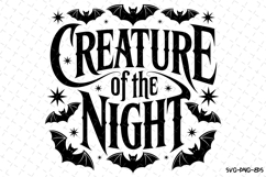 Creature of the Night Svg | Halloween Svg | Svg Cut Files Product Image 1