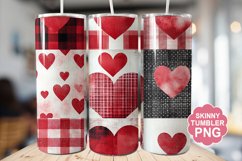 Valentine Flannel Tumbler | Valentine Tumbler Wrap Product Image 1