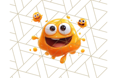 Slime Monster Clipart, Colorful Goo Graphics Png Product Image 2