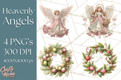 Heavenly Angel Clipart and Clip Art for Christian Christmas Product Image 1