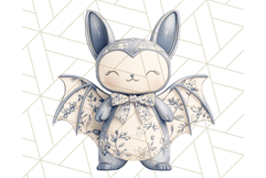 Blue Floral Stuffed Animal Clipart PNG, Cute Stuffed Animals Product Image 2