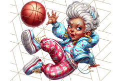 Wild Grandma Clipart PNGs, Funny Quirky Old Ladies Product Image 2