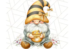 Summer Garden Gnomes Clipart PNG, Summer Country Gnomes Png Product Image 2
