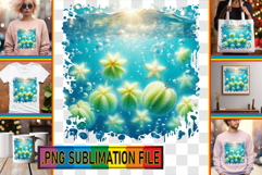 Sweet TSHIRT Designs Art PNG, 3D Fruits Product Image 1