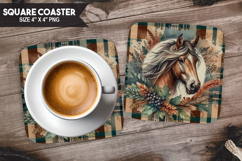 Farm Animals Square Coaster PNG Bundle, Farm Animals PNG Product Image 19