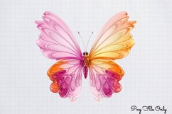 Smoke Butterflies Clipart PNG Product Image 1