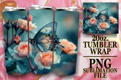 Enchanting Spring Butterfly Tumbler - Sublime Splendor Product Image 1