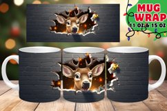 CHRISTMAS CHILL Animals Hole in Wall Wrap, 11oz, 15oz Product Image 1