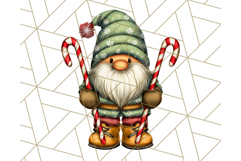 Christmas Gnome Clipart, Holiday Gnomes PNG Illustrations Product Image 2